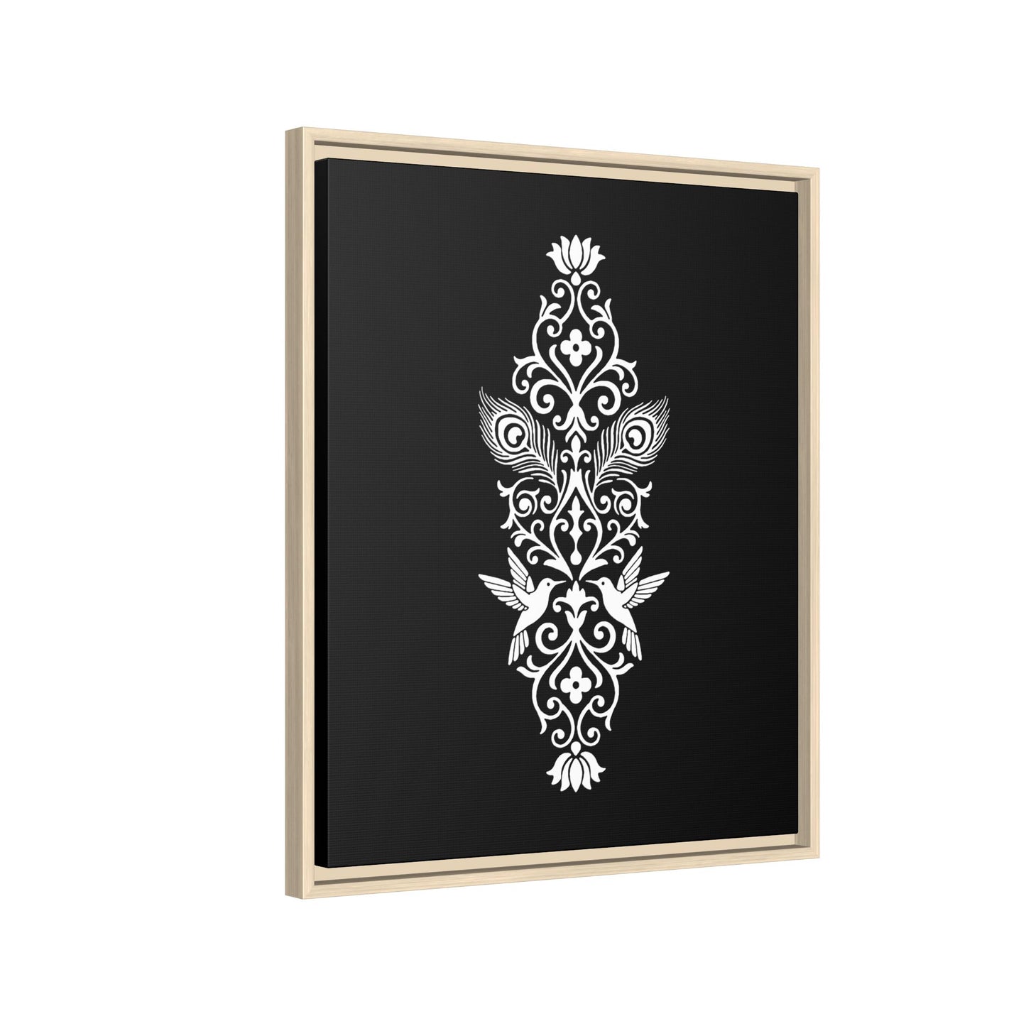 Hummingbird Soulmates - Framed Canvas