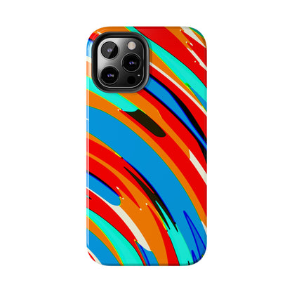 Abstract Rainbow Swirl Arc - Phone Case
