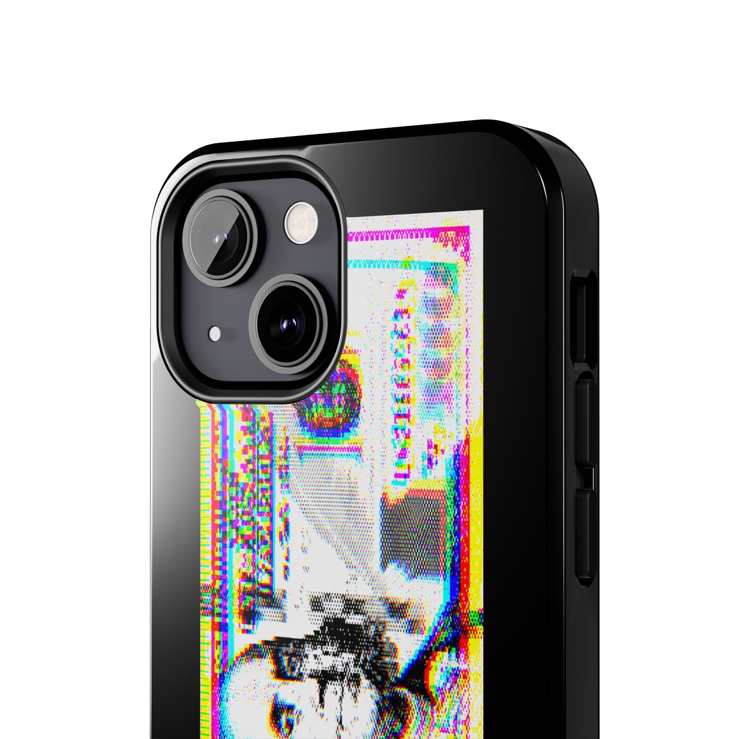 100 Dollars Bill - Neon Color Explosion - Phone Case
