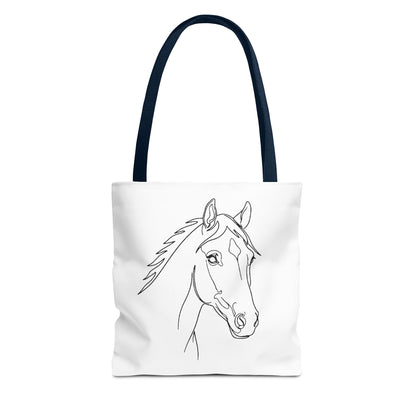 Horse Portrait Sketch - Tote Bag