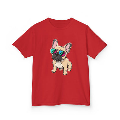 French Bulldog with Sunglasses - Kids Tee