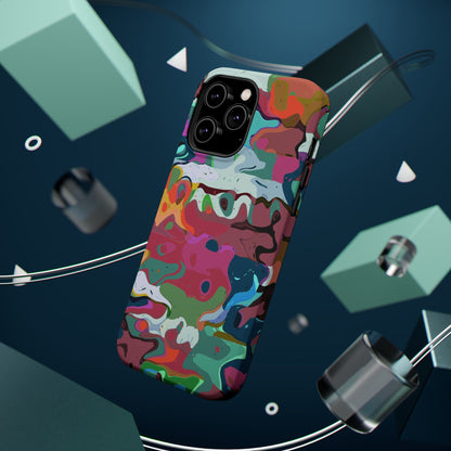 Colorful Abstract Marble - Magnetic Phone Case