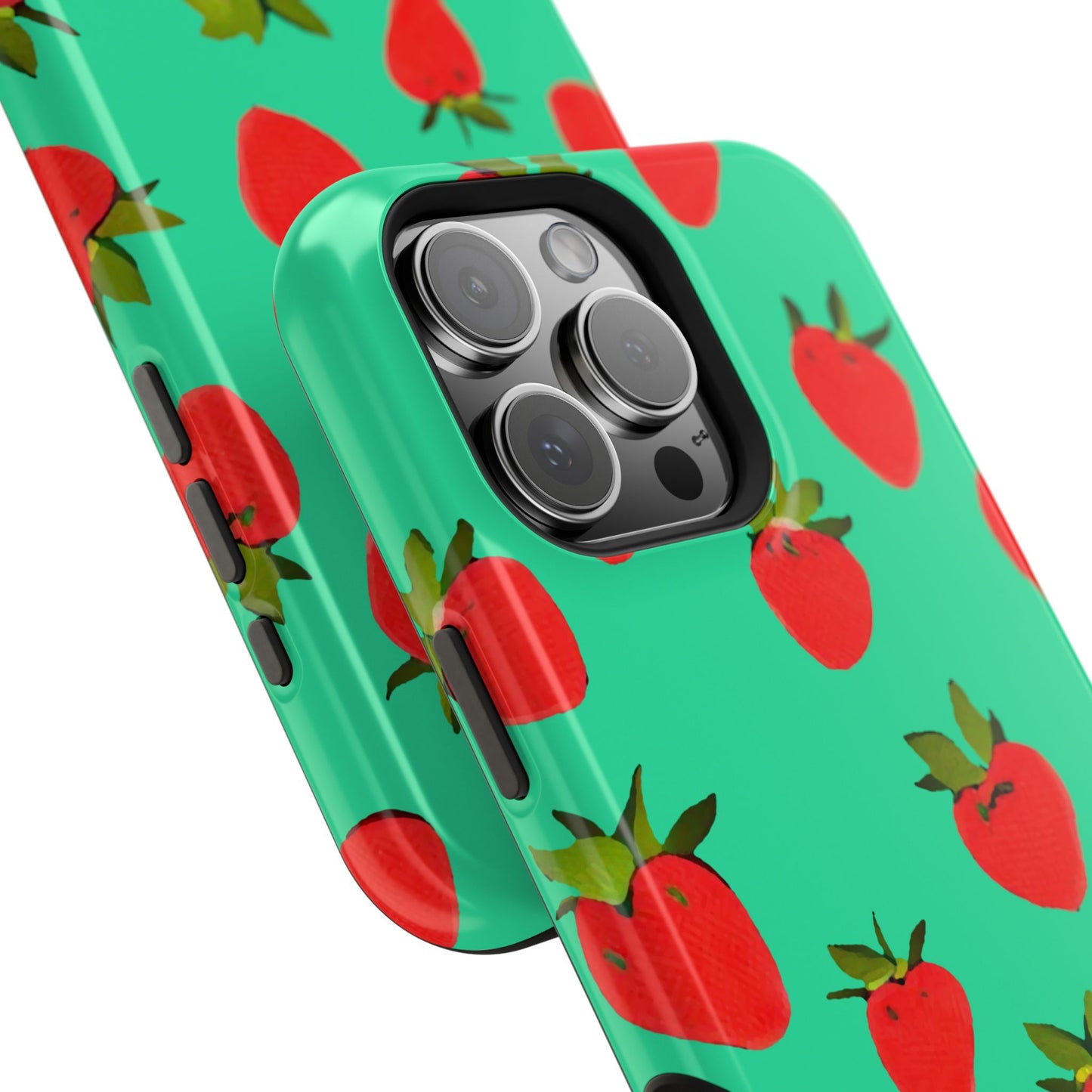 Strawberry Pattern - Magnetic Phone Case