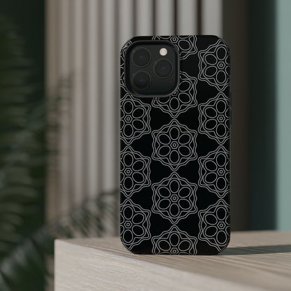 Geometric Sacred Flower - Magnetic Phone Case