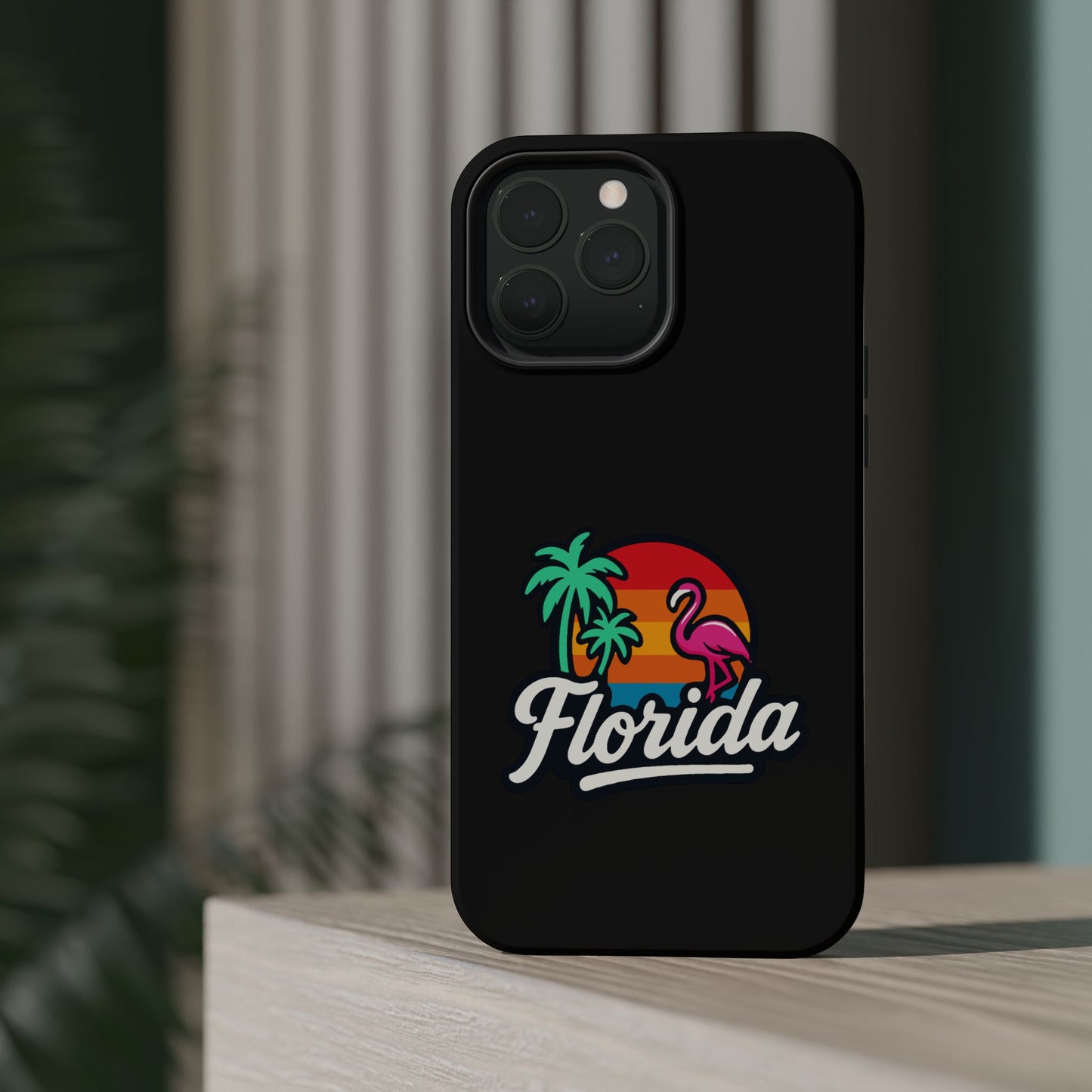 Florida Sunset Palm - Magnetic Phone Case