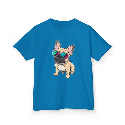 French Bulldog with Sunglasses - Kids Tee