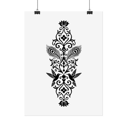 Hummingbird Soulmates - Rolled Poster