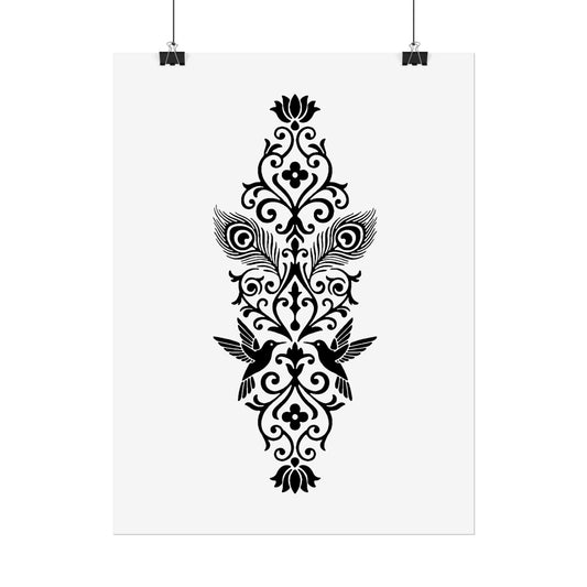 Hummingbird Soulmates - Rolled Poster