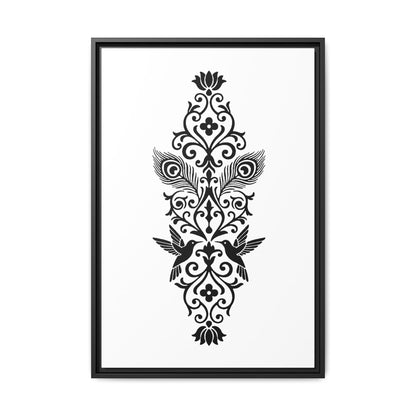 Hummingbird Soulmates - Framed Canvas