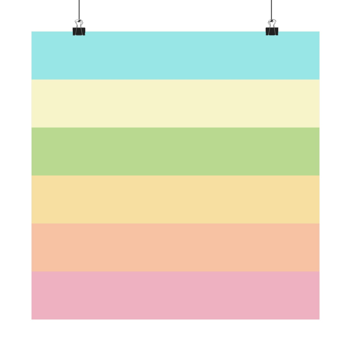 Pastel Stripes - Poster