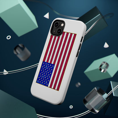 New Glory American Flag (Gold Edge Edition) - Magnetic Phone Case