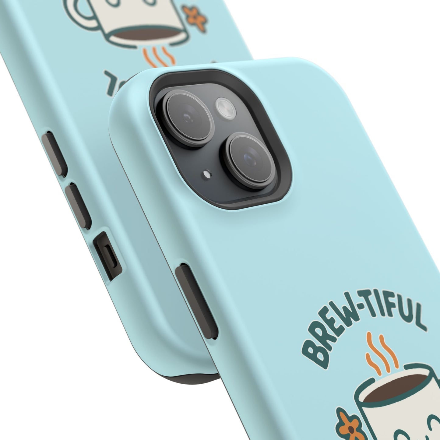 Brew-tiful Mornings Start Here - Magnetic Phone Case