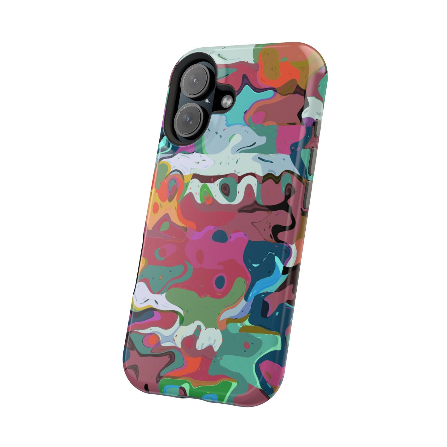 Colorful Abstract Marble - Magnetic Phone Case