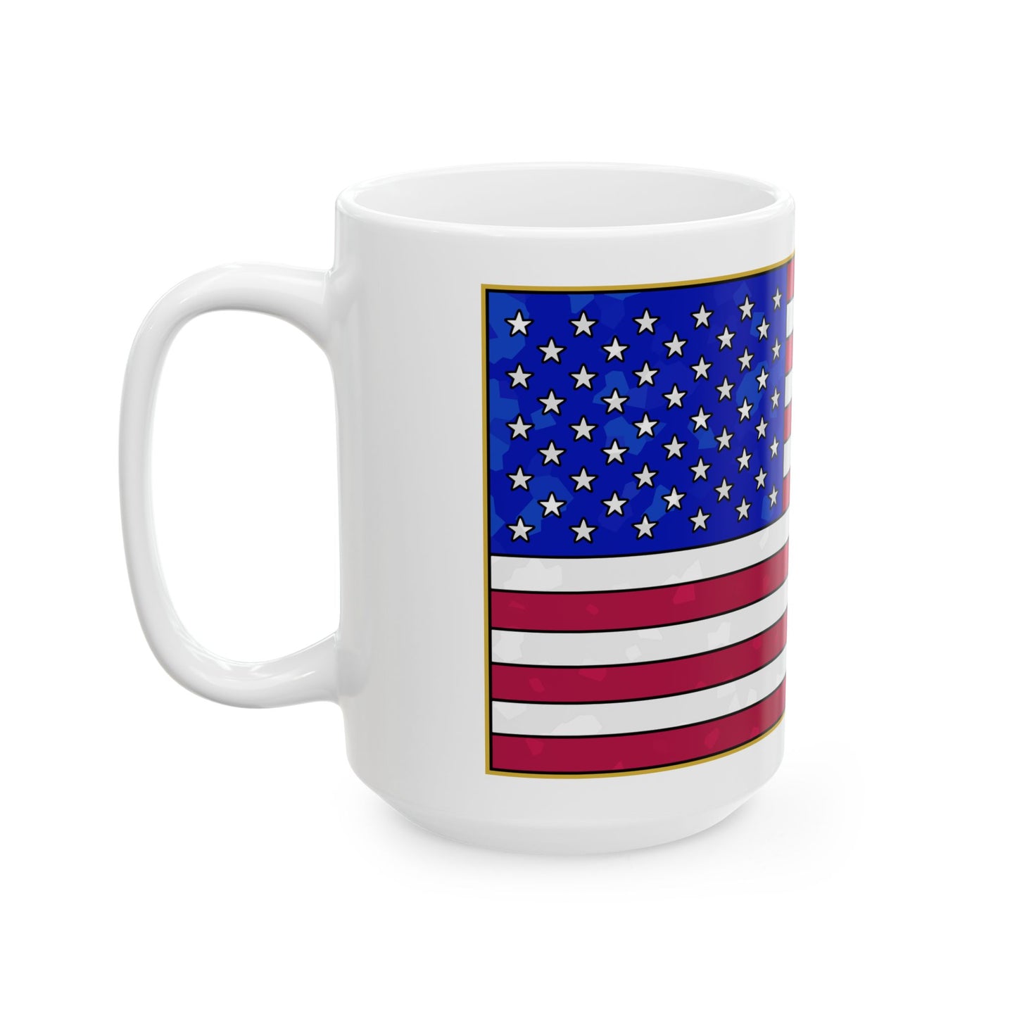 New Glory American Flag (Gold Edge Edition) - Mug