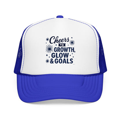 Cheers to Growth, Glow & Goals - Cap