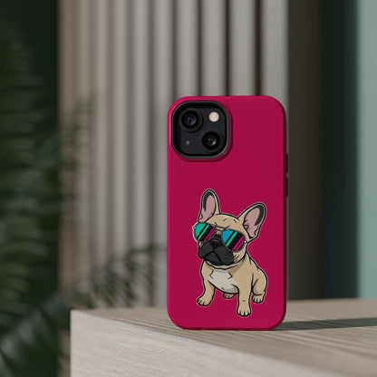 French Bulldog with Sunglasses - Magnetic Phone Case