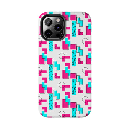 Retro Geometric Vibes - Phone Case