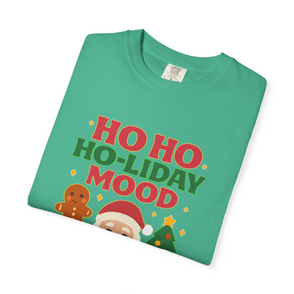 Festive Unisex T-Shirt, Ho Ho Ho-liday Mood, Christmas Shirt, Holiday Wear, Gift for Him/Her, Cozy Season Tee