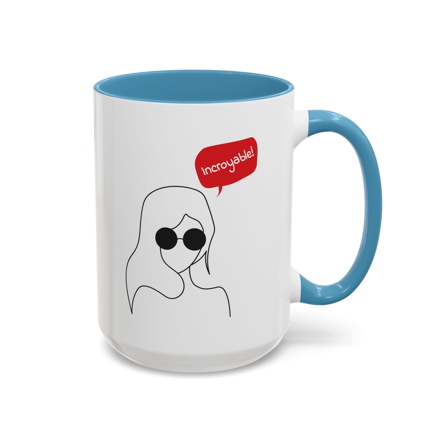 Incroyable Chic Girl - Color Accent Mug