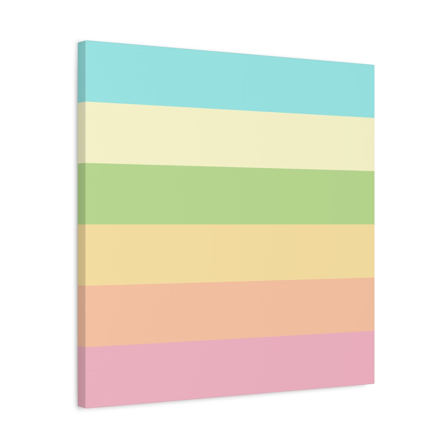 Pastel Stripes - Canvas