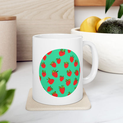 Strawberry Pattern - Mug