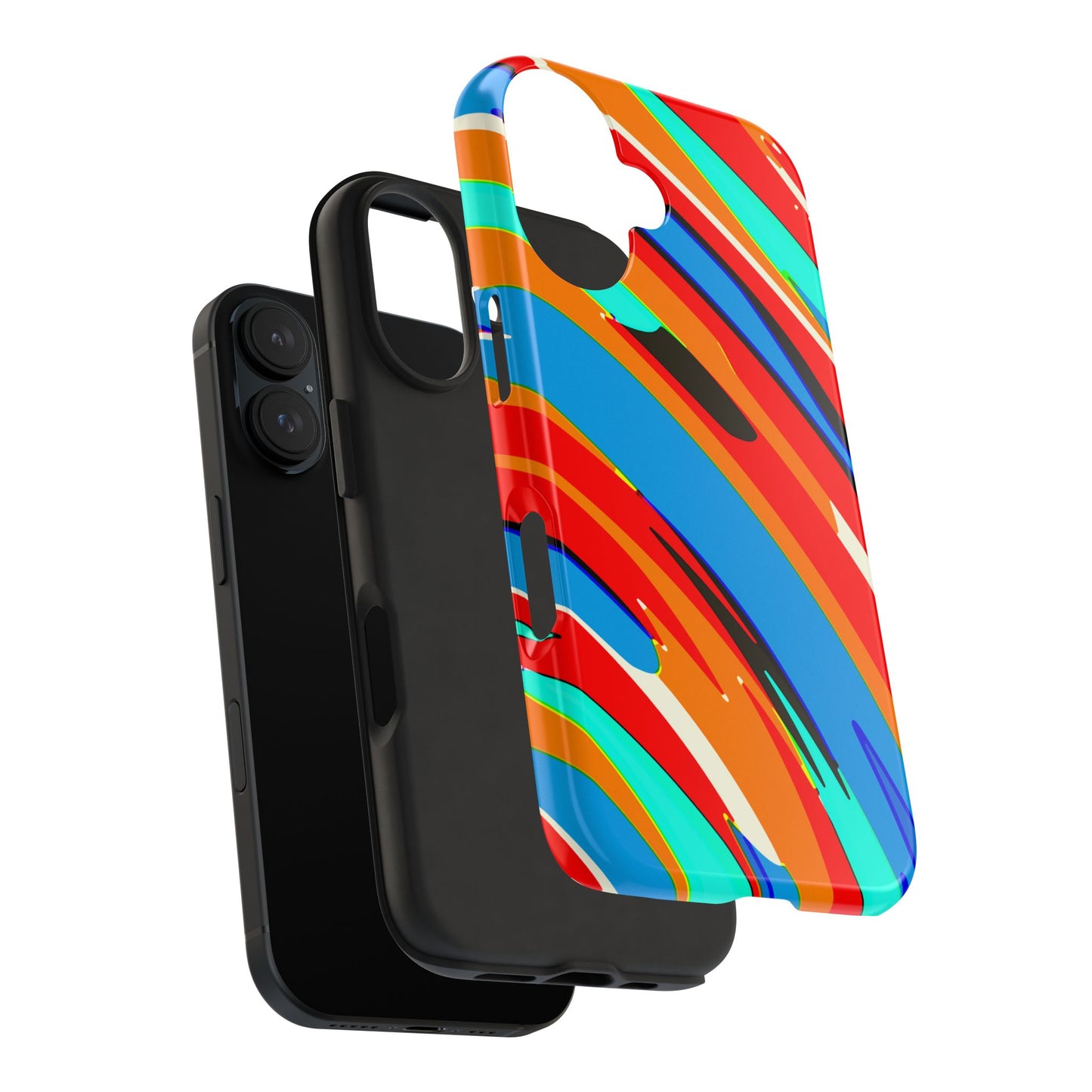 Abstract Rainbow Swirl Arc - Phone Case