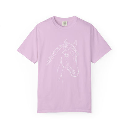 Horse Portrait Sketch - T‑Shirt