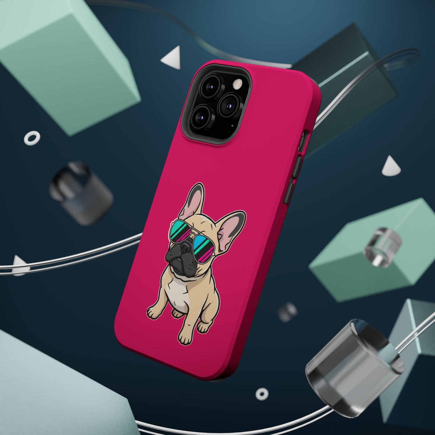 French Bulldog with Sunglasses - Magnetic Phone Case