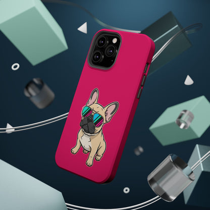 French Bulldog with Sunglasses - Magnetic Phone Case