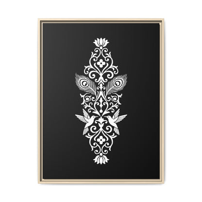 Hummingbird Soulmates - Framed Canvas