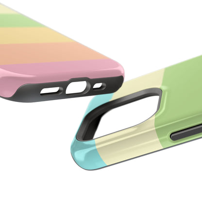 Pastel Stripes - Magnetic Phone Cover