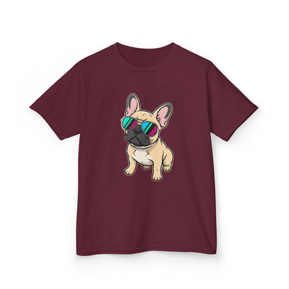 French Bulldog with Sunglasses - Kids Tee