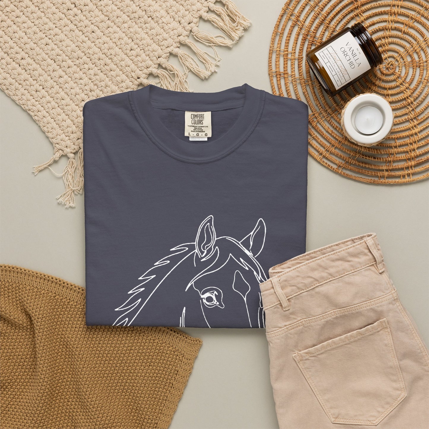Horse Portrait Sketch - T‑Shirt