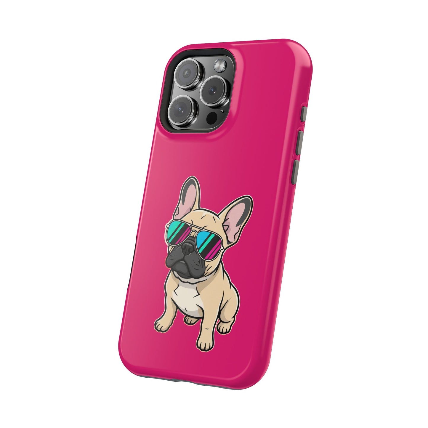 French Bulldog with Sunglasses - Magnetic Phone Case