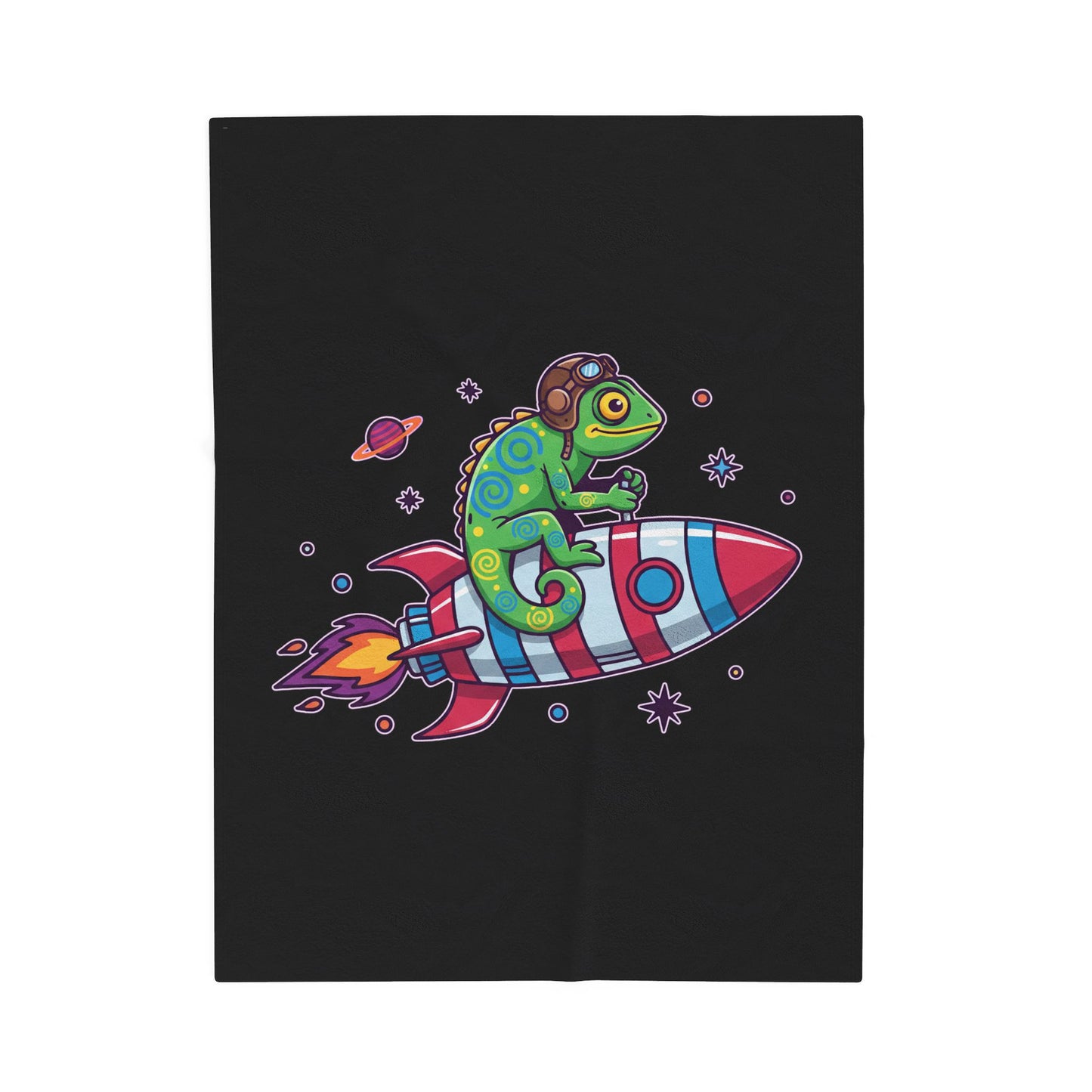 Cosmic Rider - Plush Blanket
