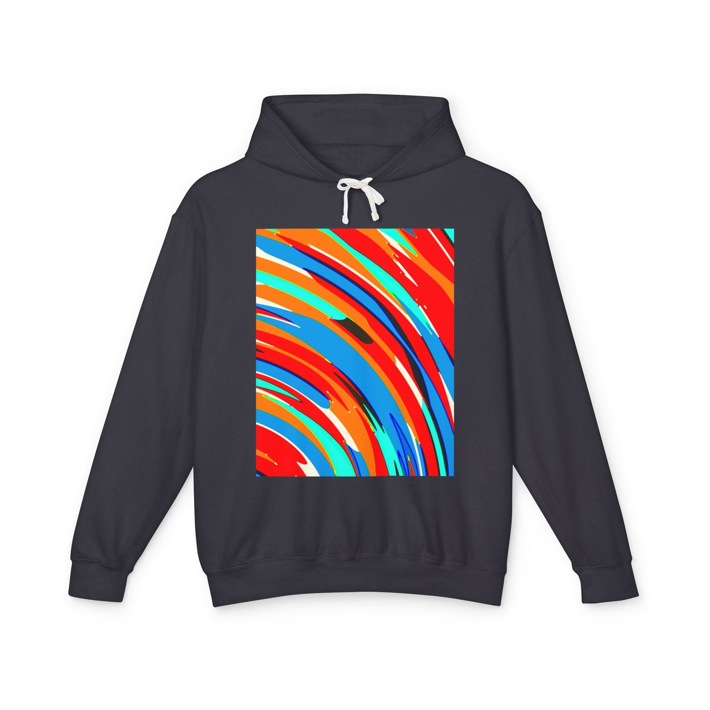 Abstract Rainbow Swirl Arc - Hoodie