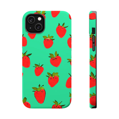 Strawberry Pattern - Magnetic Phone Case