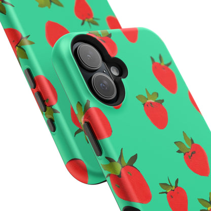 Strawberry Pattern - Magnetic Phone Case