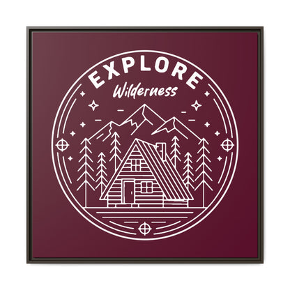 Explore Wilderness - Framed Canvas