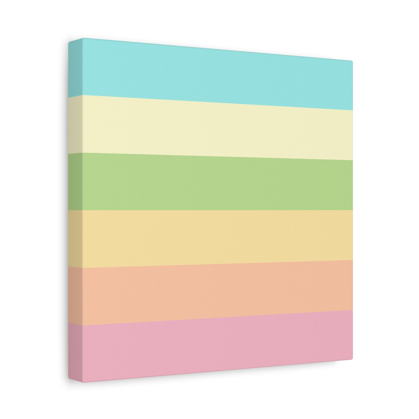 Pastel Stripes - Canvas