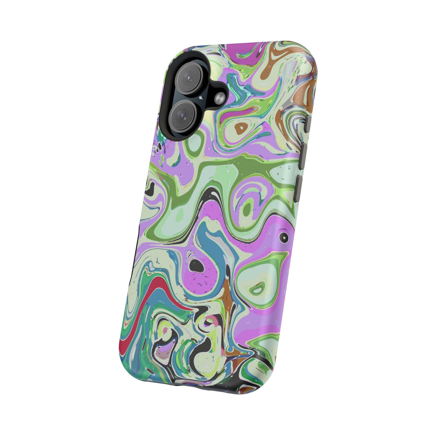 Vibrant Multi‑Color Swirl - Magnetic Phone Case