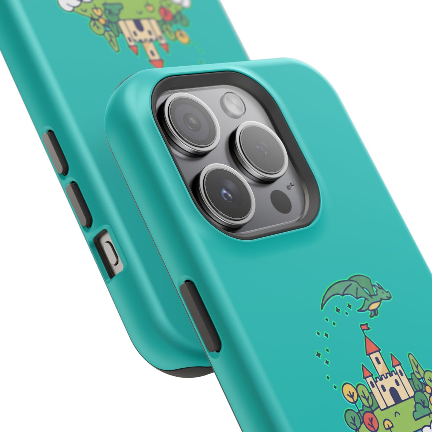 Floating Castle Dragon - Magical Fantasy Island - Magnetic Phone Case