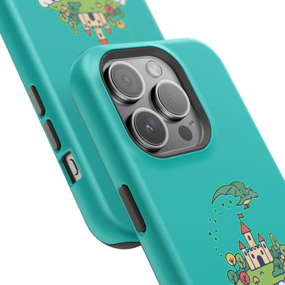 Floating Castle Dragon - Magical Fantasy Island - Magnetic Phone Case