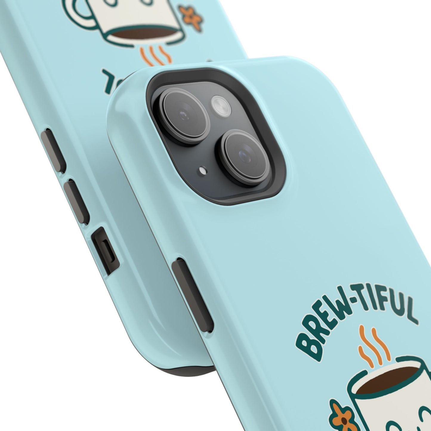 Brew-tiful Mornings Start Here - Magnetic Phone Case