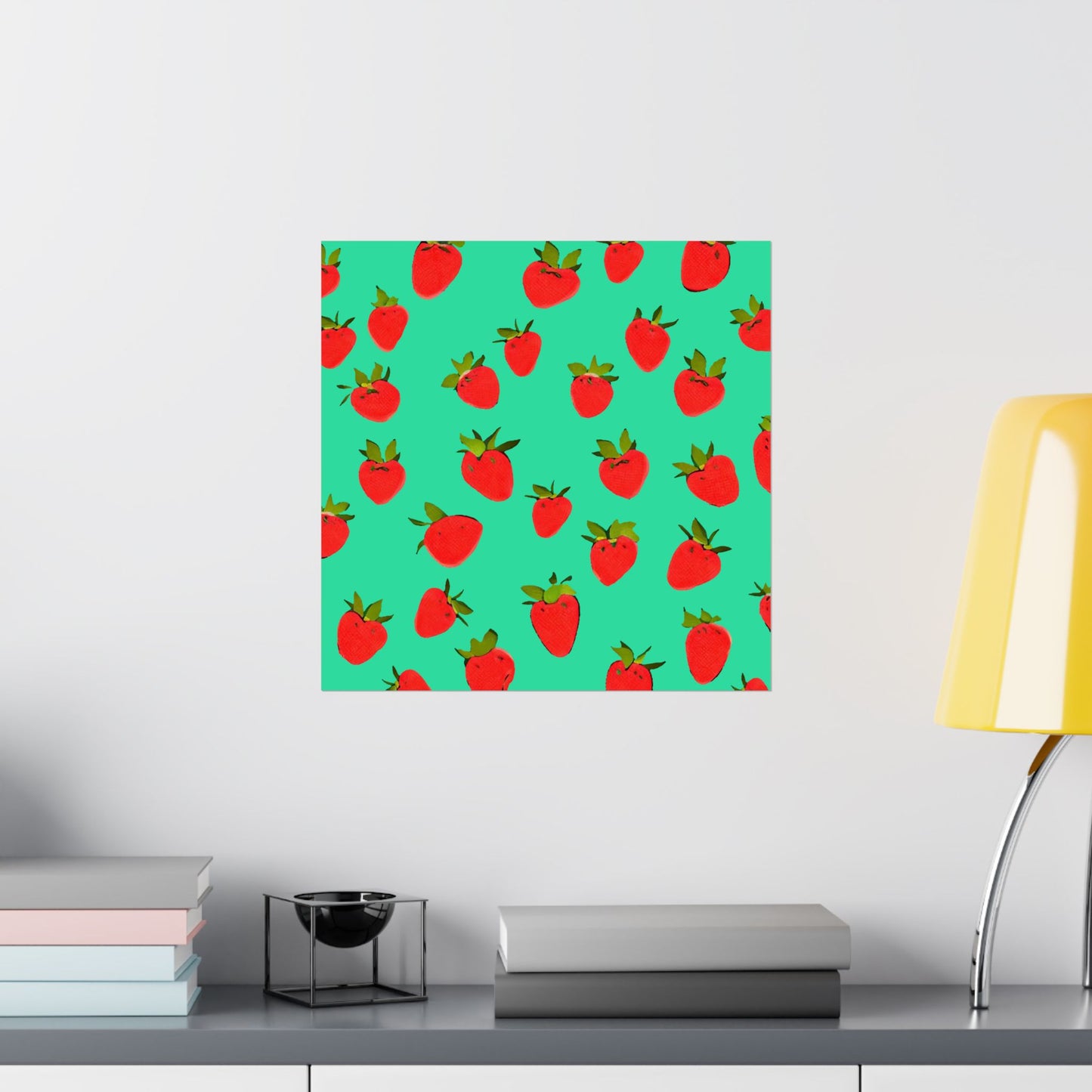 Strawberry Pattern - Poster