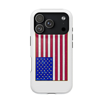 New Glory American Flag (Gold Edge Edition) - Magnetic Phone Case