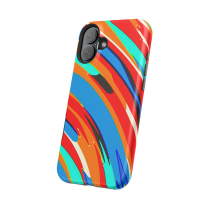 Abstract Rainbow Swirl Arc - Magnetic Phone Case