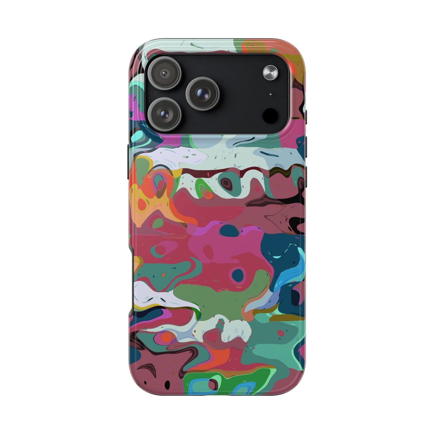 Colorful Abstract Marble - Phone Case