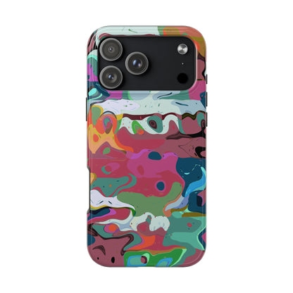 Colorful Abstract Marble - Phone Case
