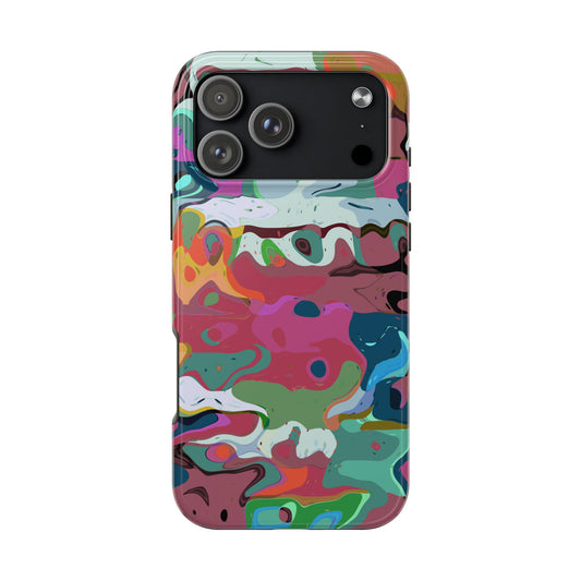 Colorful Abstract Marble - Phone Case